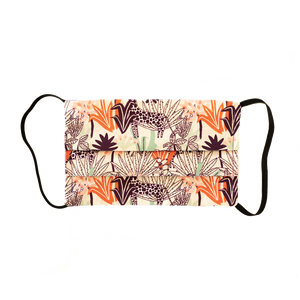 Masque barrière "Safari Edition - Dragonfly collection", réversible, 100% coton